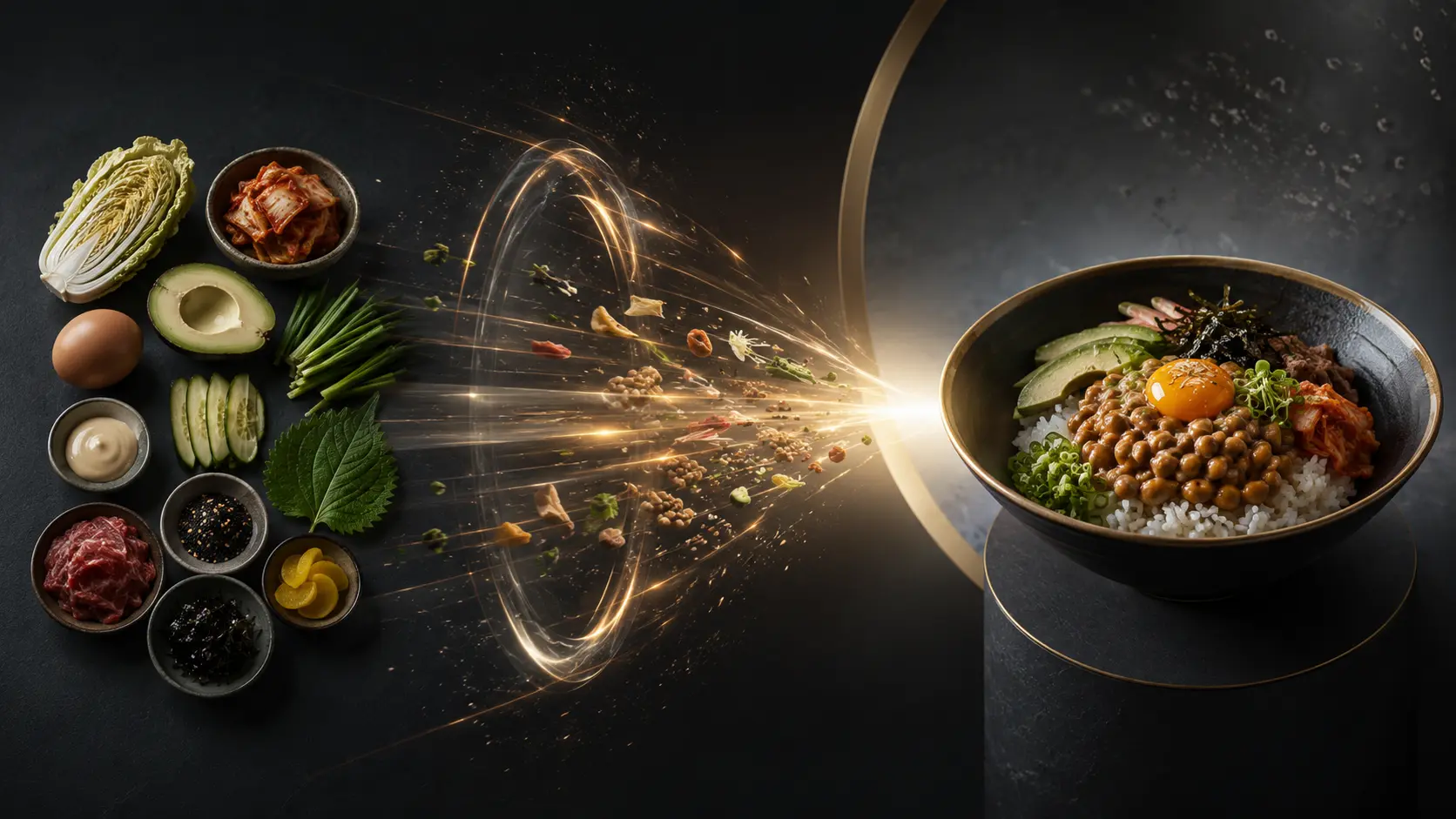 既存食材を納豆館の商品へ再設計するHILLS Shiftのイメージ
